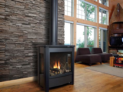 modern inside free standing gas heat stove